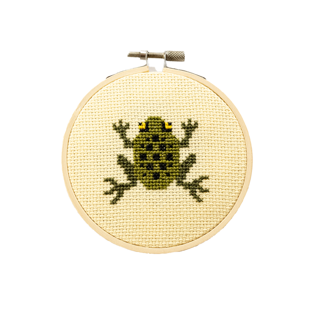 Frog Cross Stitch Kit