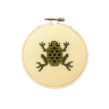Load image into Gallery viewer, Frog Cross Stitch Kit