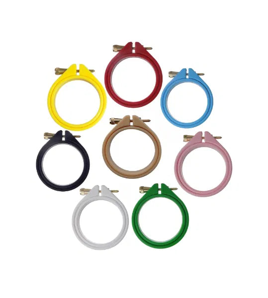 Colourful Mini Embroidery Hoops 5cm