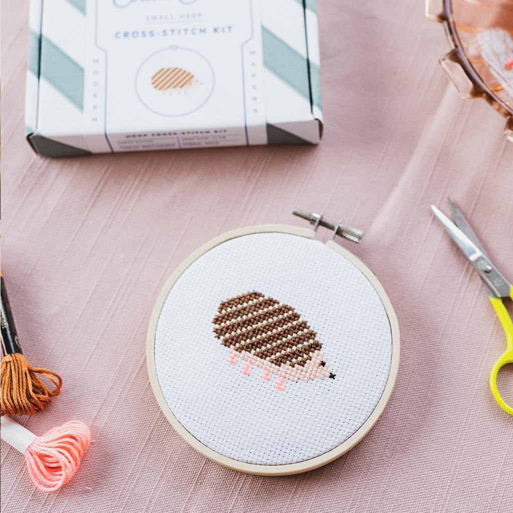Hedgehog Cross Stitch Kit