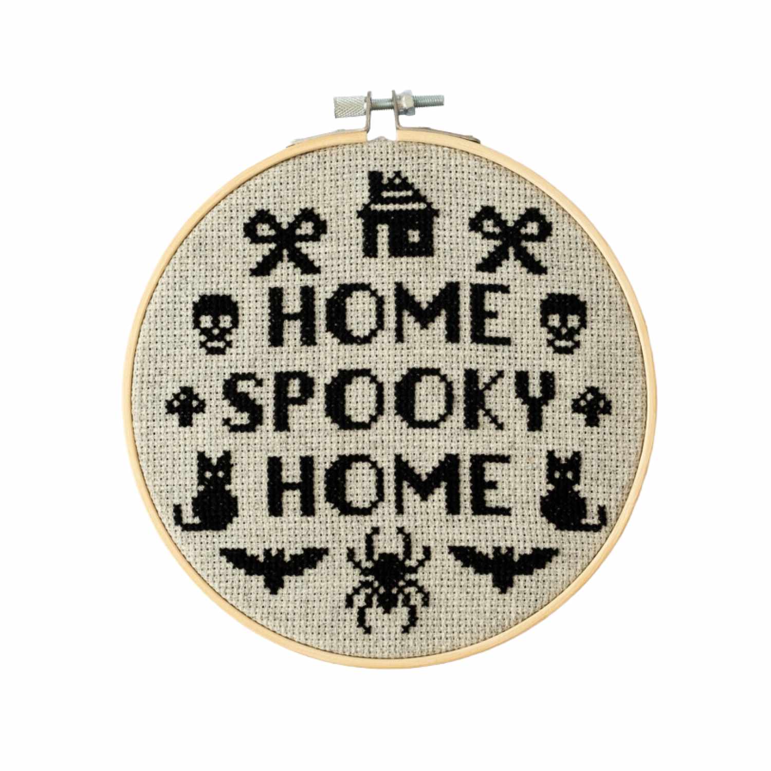 Home Spooky Home Cross Stitch Kit