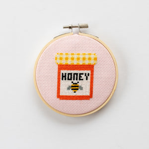 Honey Mini Cross Stitch PDF Pattern – Instant Download