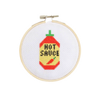Hot Sauce Cross Stitch Kit