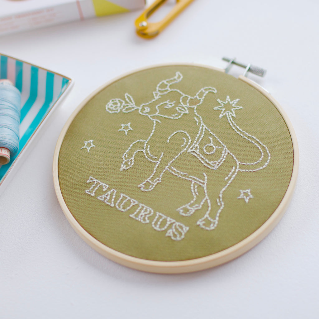 Taurus Embroidery Hoop Kit