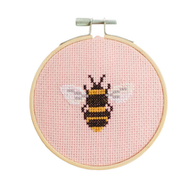 Load image into Gallery viewer, Bee Cross Stitch Kit