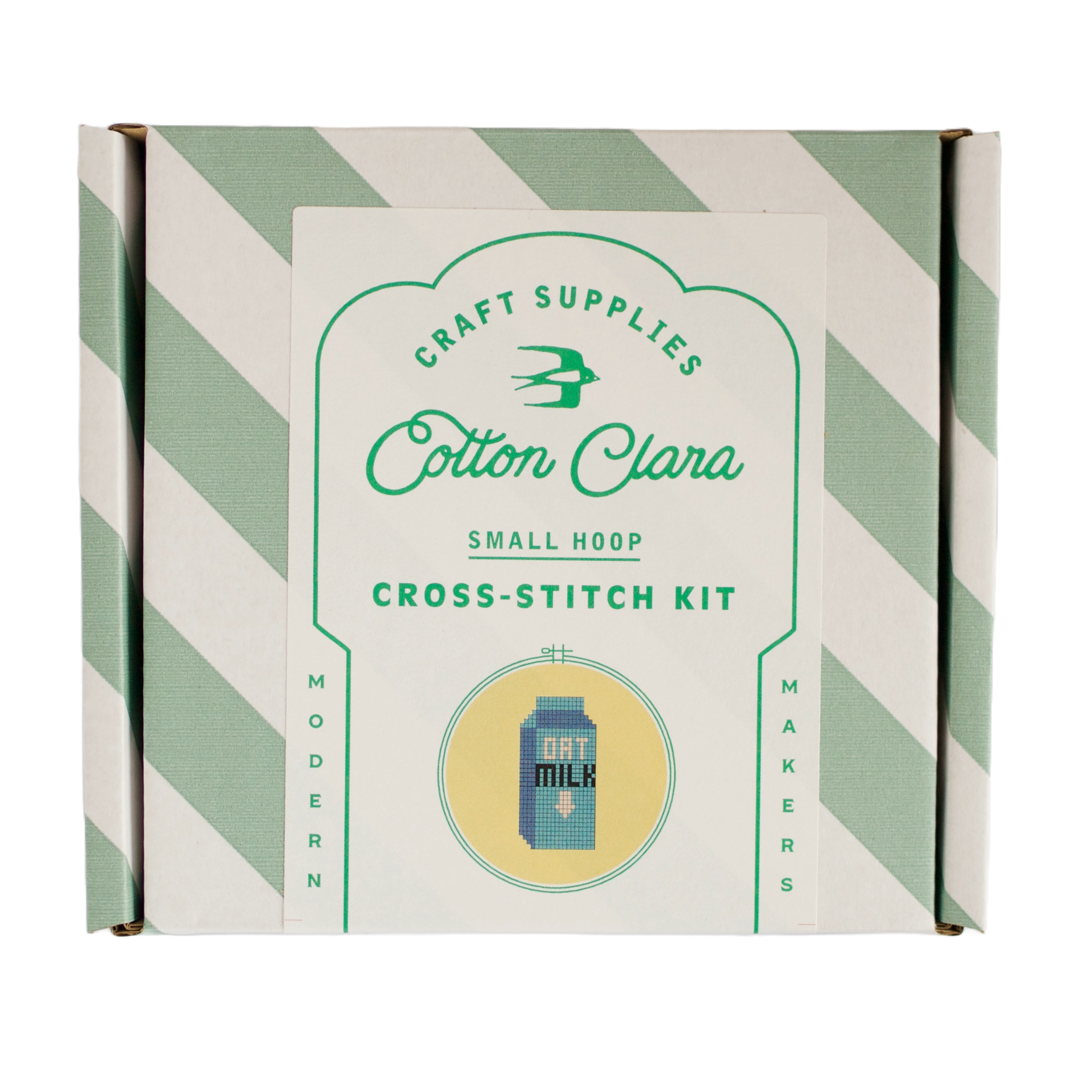 Oat Milk Cross Stitch Kit