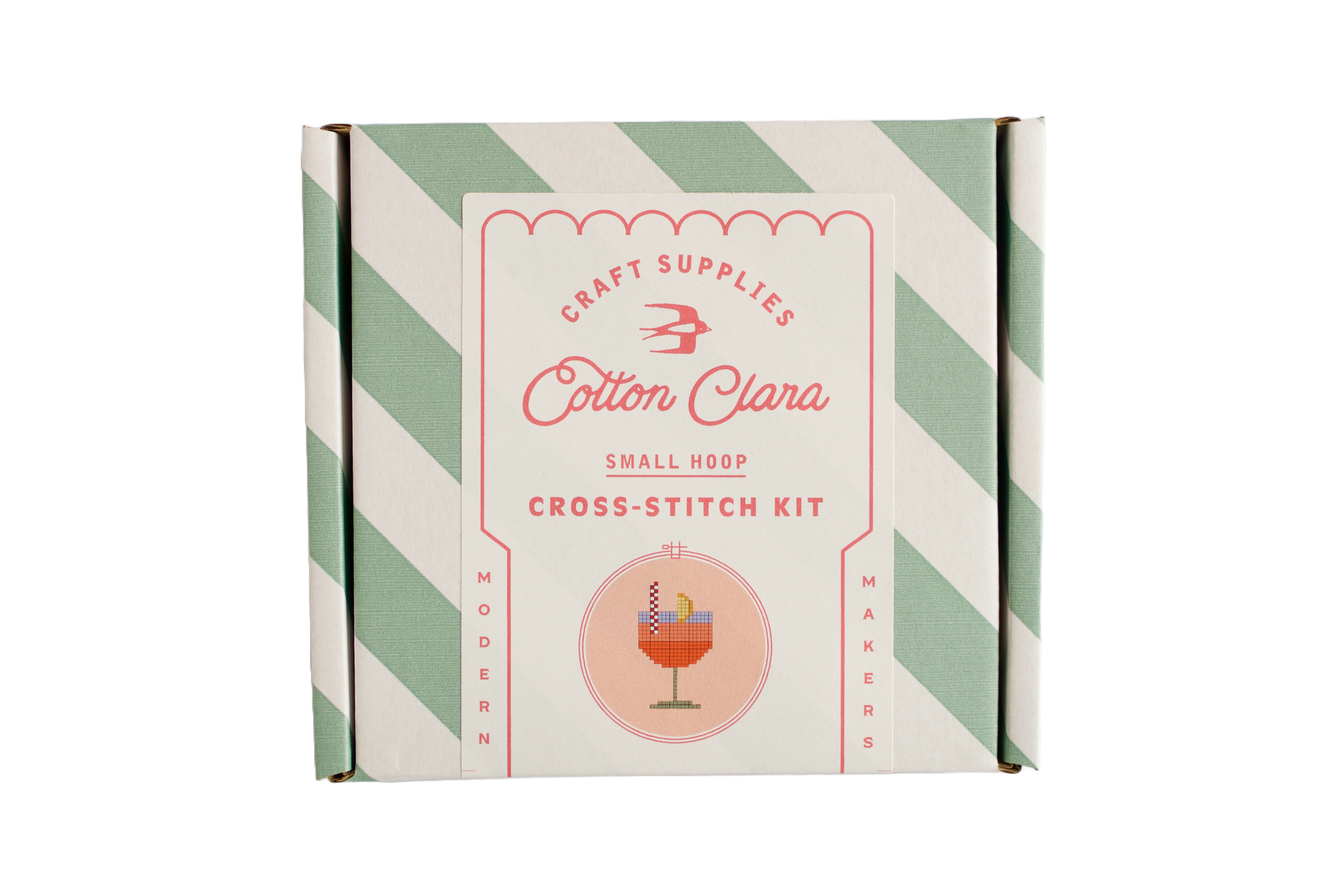 Aperol Cocktail Cross Stitch Kit