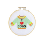 I Love Dogs Cross Stitch Kit