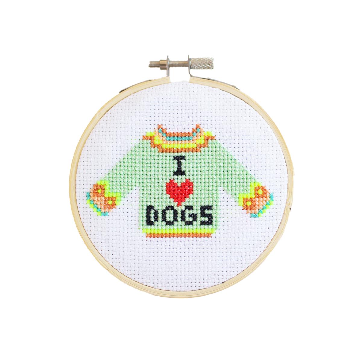 I Love Dogs Cross Stitch Kit