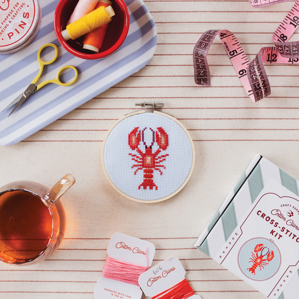 Lobster Cross Stitch Kit