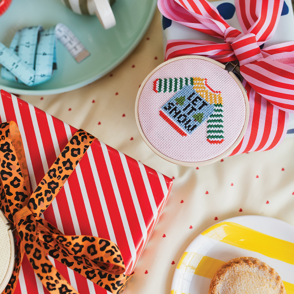 Let It Snow Cross Stitch PDF Pattern – Instant Download