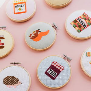 Honey Mini Cross Stitch PDF Pattern – Instant Download