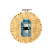 Load image into Gallery viewer, Oat Milk Cross Stitch Kit