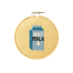Oat Milk Cross Stitch Kit