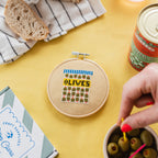 Olives Mini Cross Stitch PDF Pattern – Instant Download