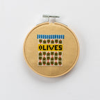 Olives Mini Cross Stitch PDF Pattern – Instant Download