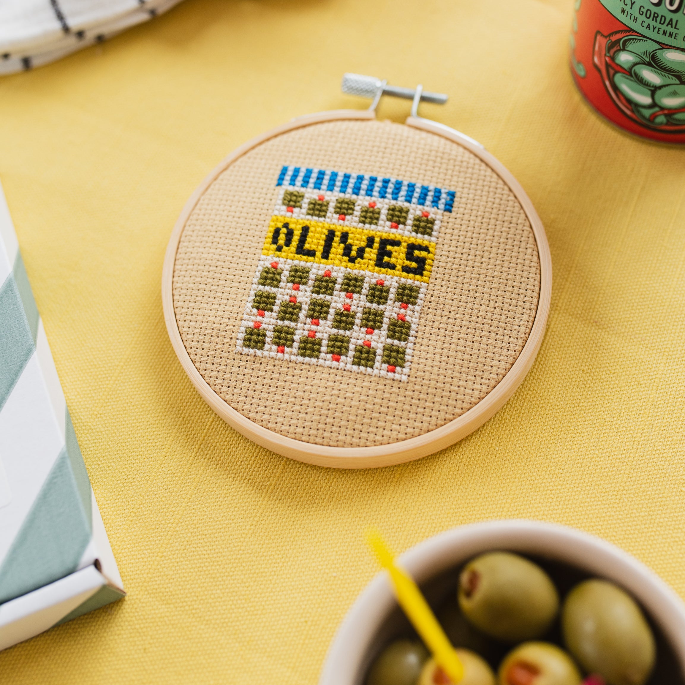 Olives Cross Stitch Kit