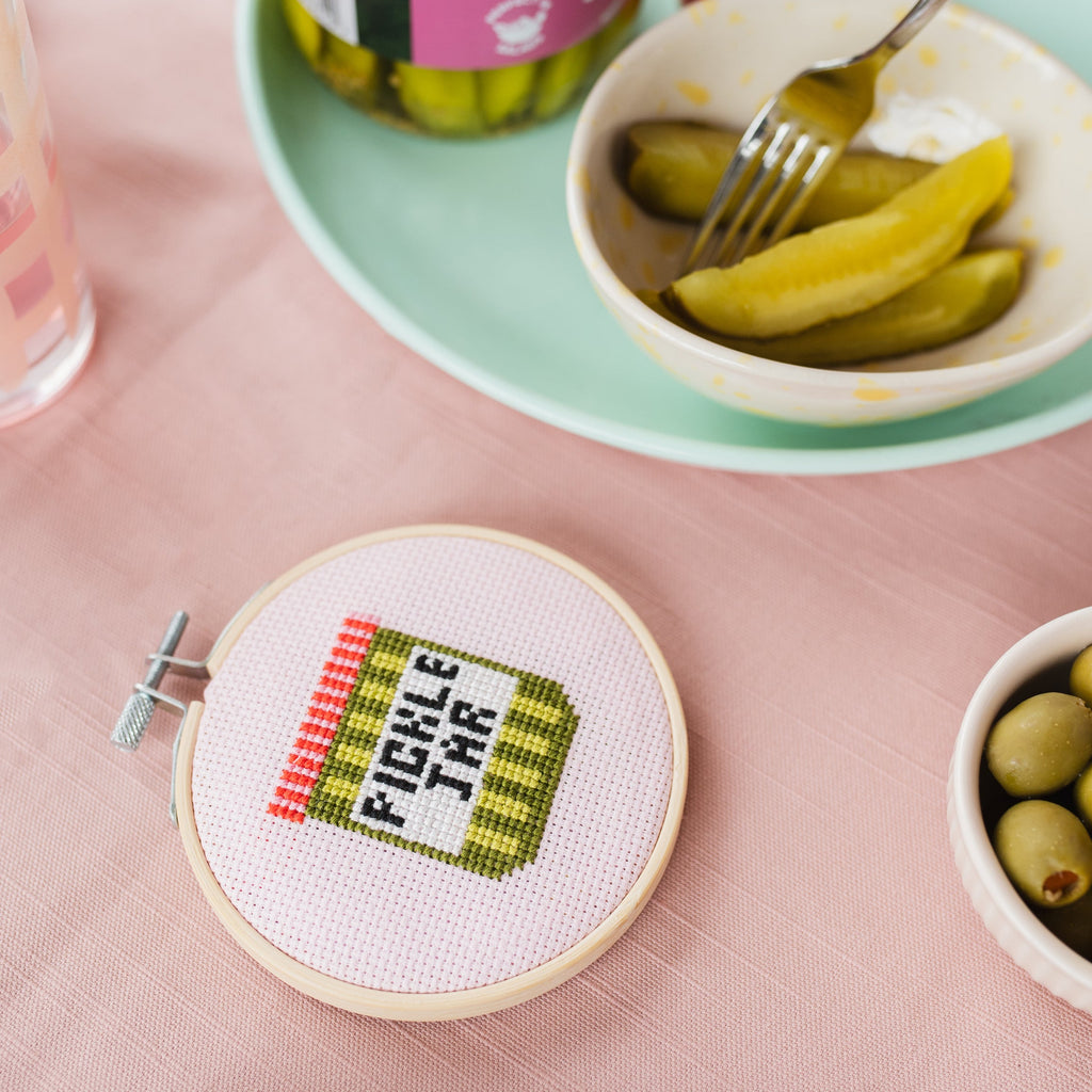 Pickle Mini Cross Stitch PDF Pattern – Instant Download