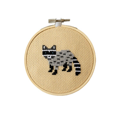 Racoon Cross Stitch Kit