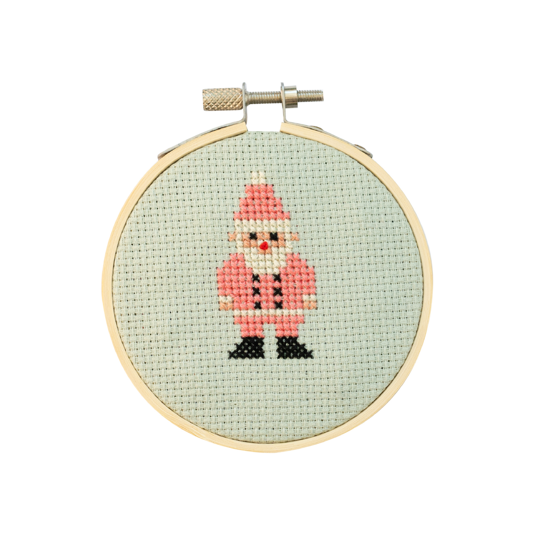 Christmas Santa Cross Stitch Kit