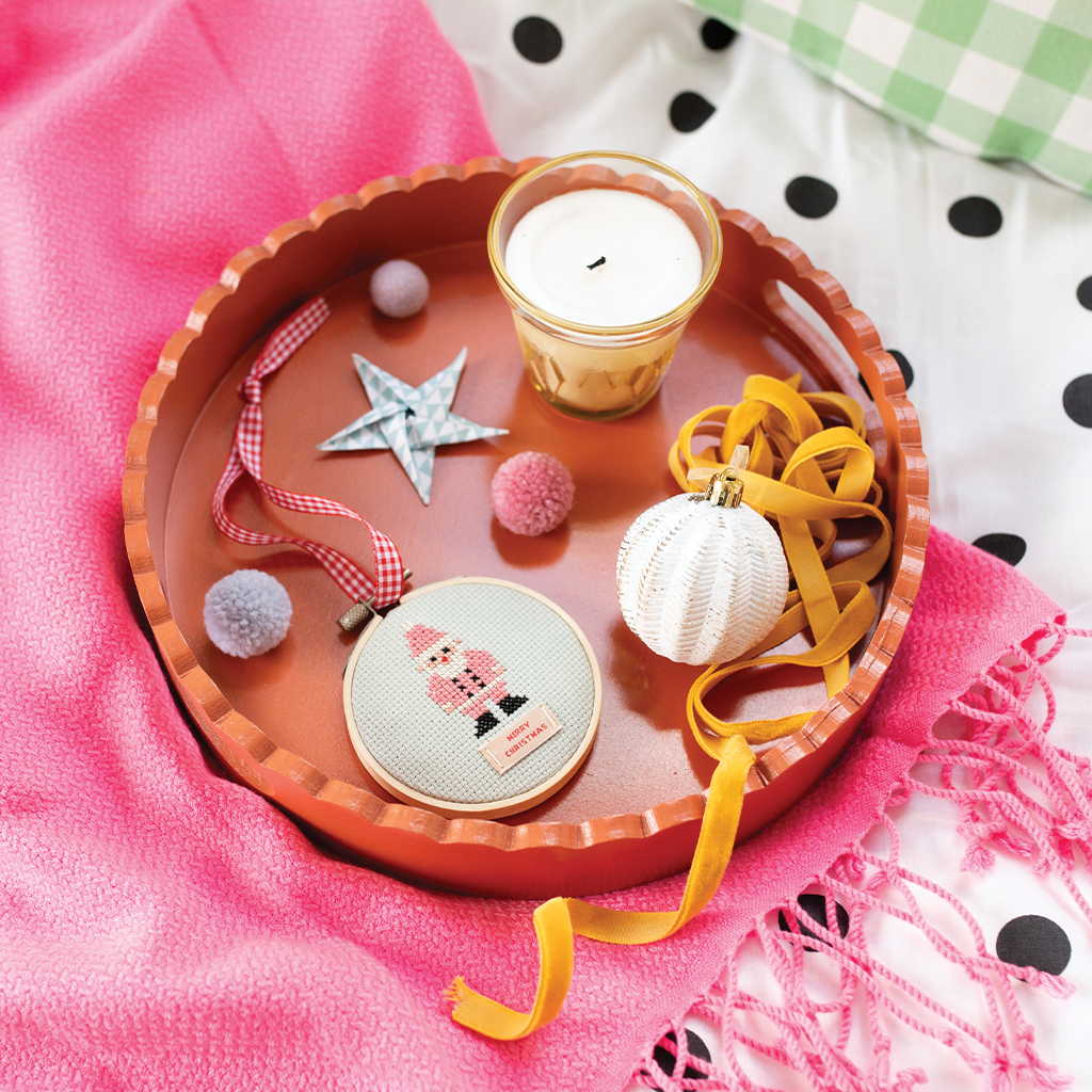 Christmas Santa Cross Stitch Kit