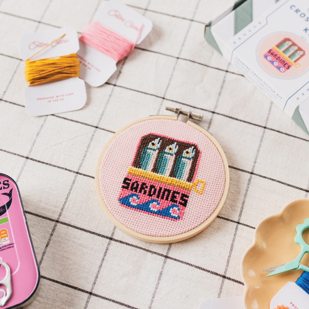 Sardines Cross Stitch Kit
