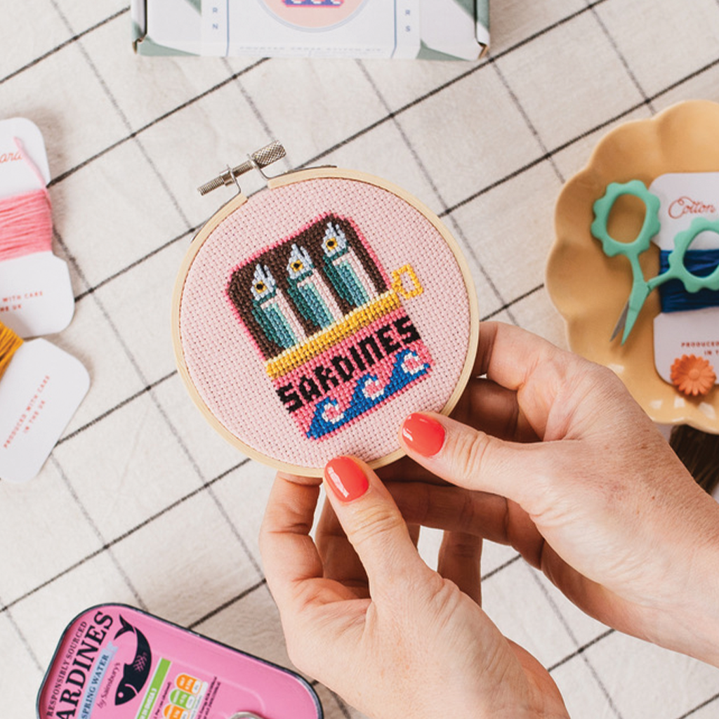 Sardines Cross Stitch Kit