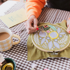 Lemon Floral Embroidery - One Off Box