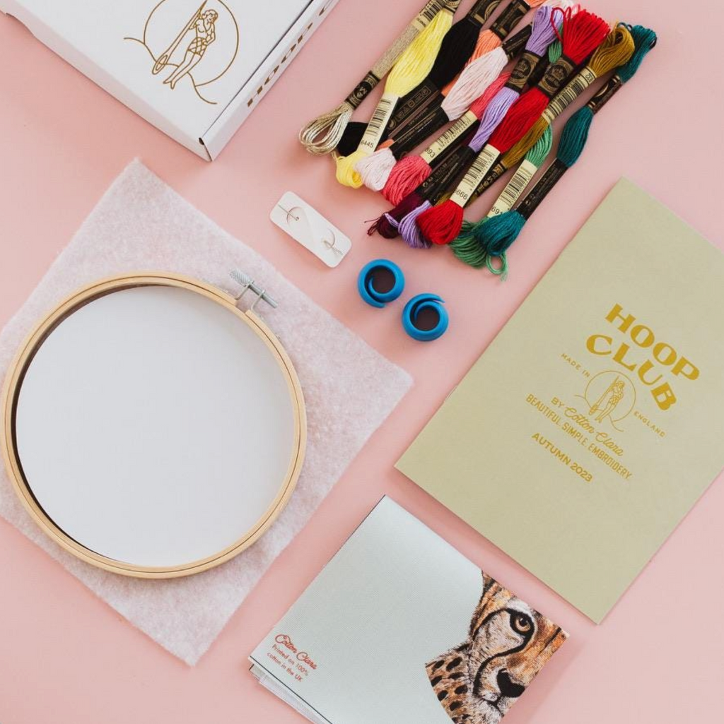 Floral Cheetah Embroidery - One Off Box