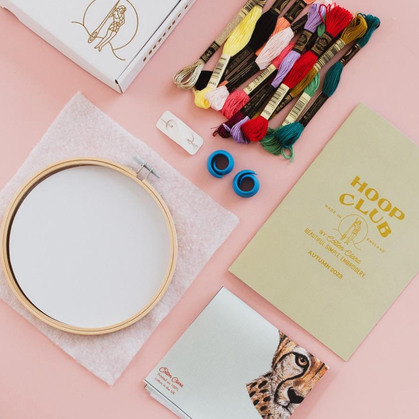 Floral Cheetah Embroidery - One Off Box