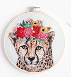 Floral Cheetah Embroidery - One Off Box