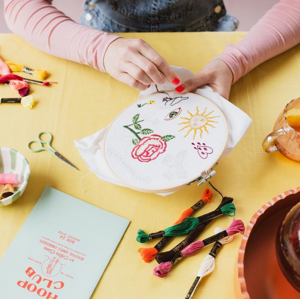 Sun Eye Butterfly Embroidery - One Off Box