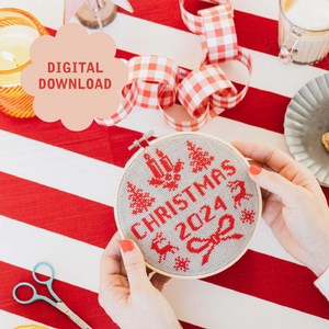 Christmas Year Cross Stitch PDF Pattern (Copy)