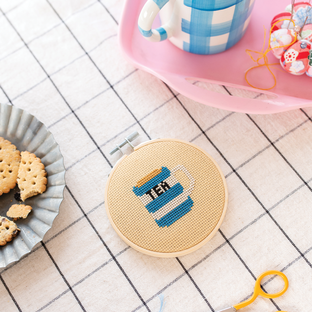 Tea Cross Stitch Kit