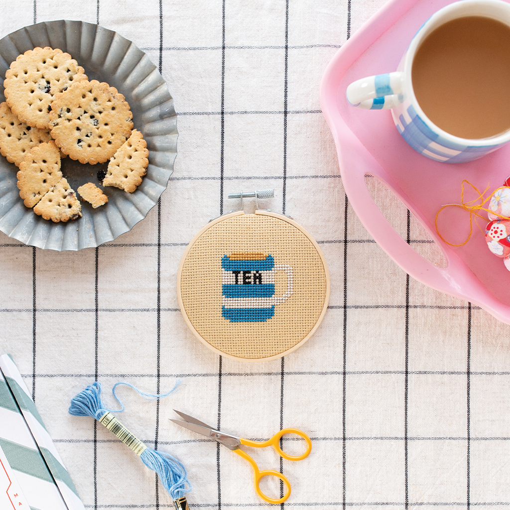 Tea Cross Stitch Kit