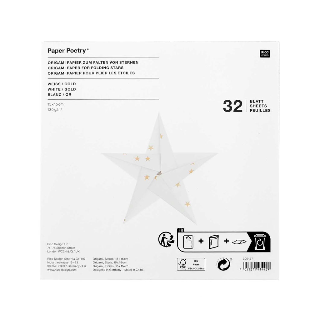 Origami Paper for Stars