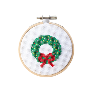 Christmas Wreath Cross Stitch Kit