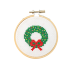Christmas Wreath Cross Stitch Kit