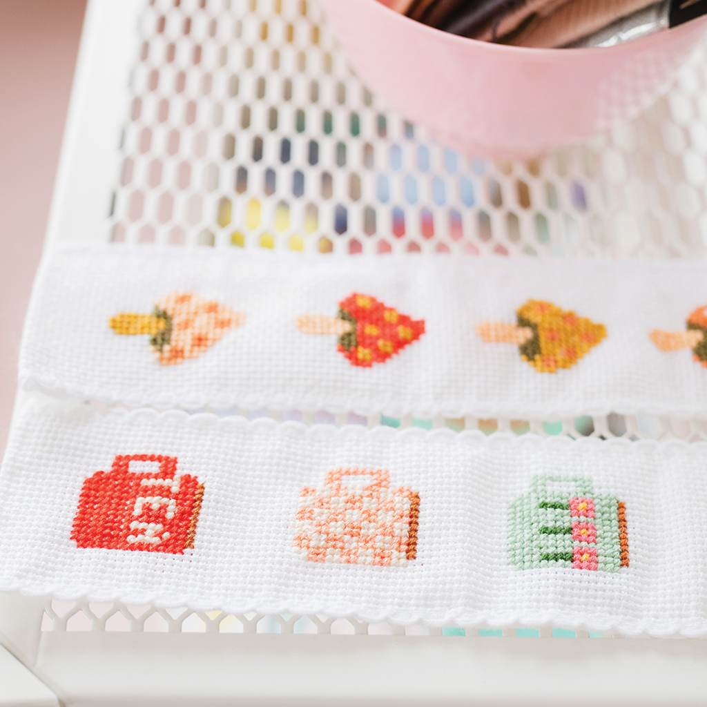Toadstool Bookmark Cross Stitch Kit