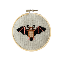 Load image into Gallery viewer, Bat Cross Stitch Kit