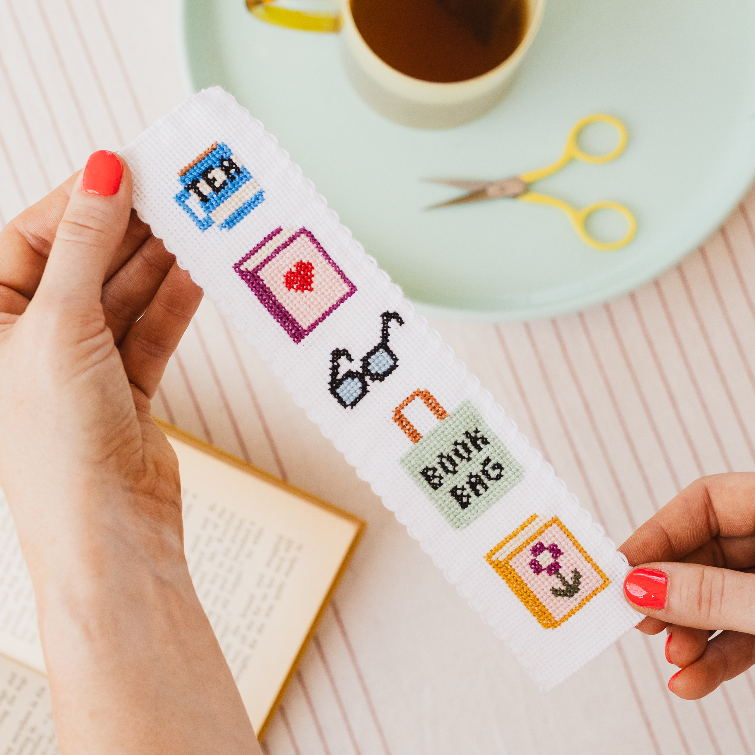 Bookish Bookmark PDF Pattern – Instant Download