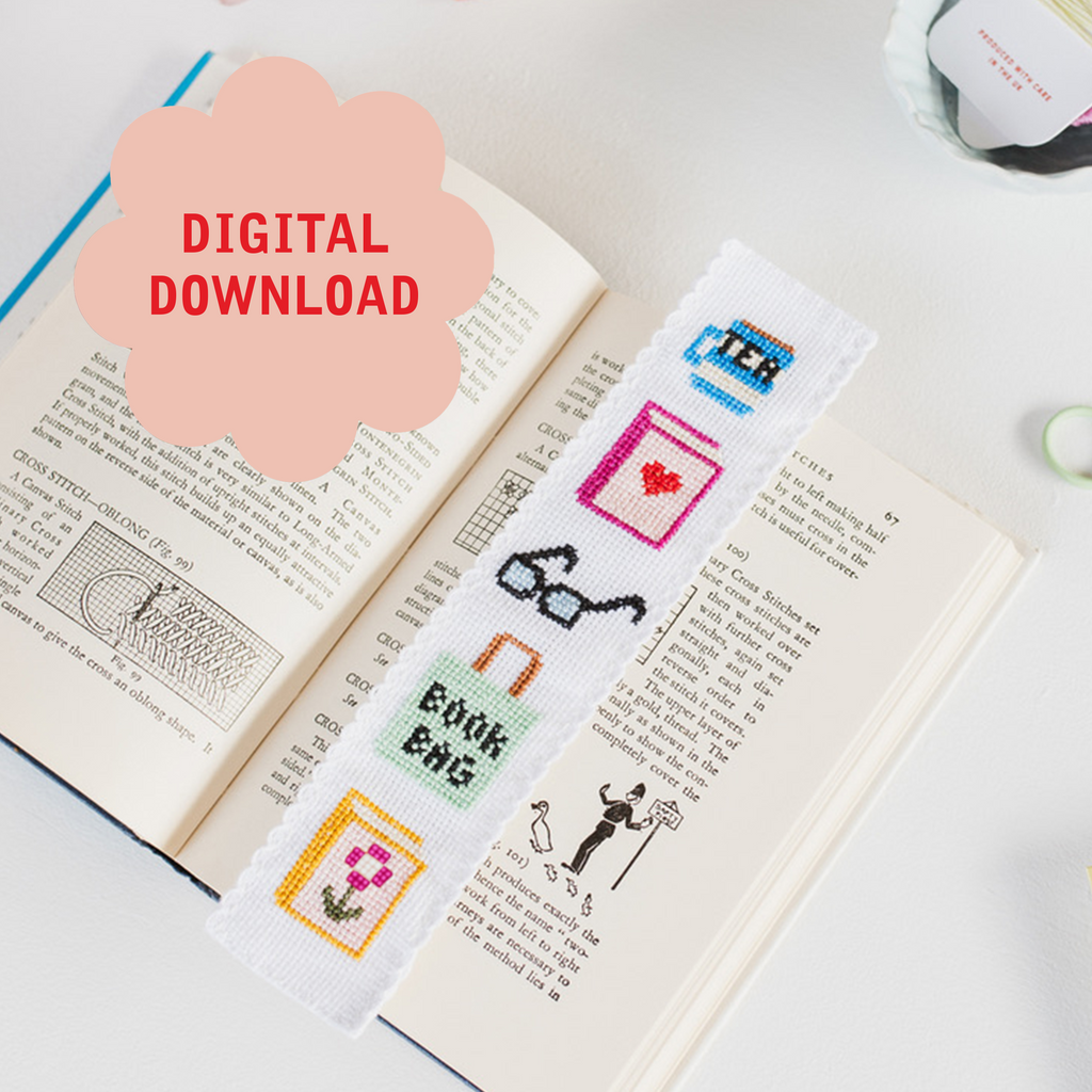 Bookish Bookmark PDF Pattern – Instant Download