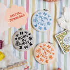 Born In 2025 Cross Stitch Kit PDF Pattern Only