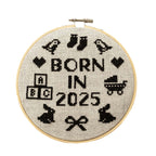 Born In 2025 Cross Stitch Kit