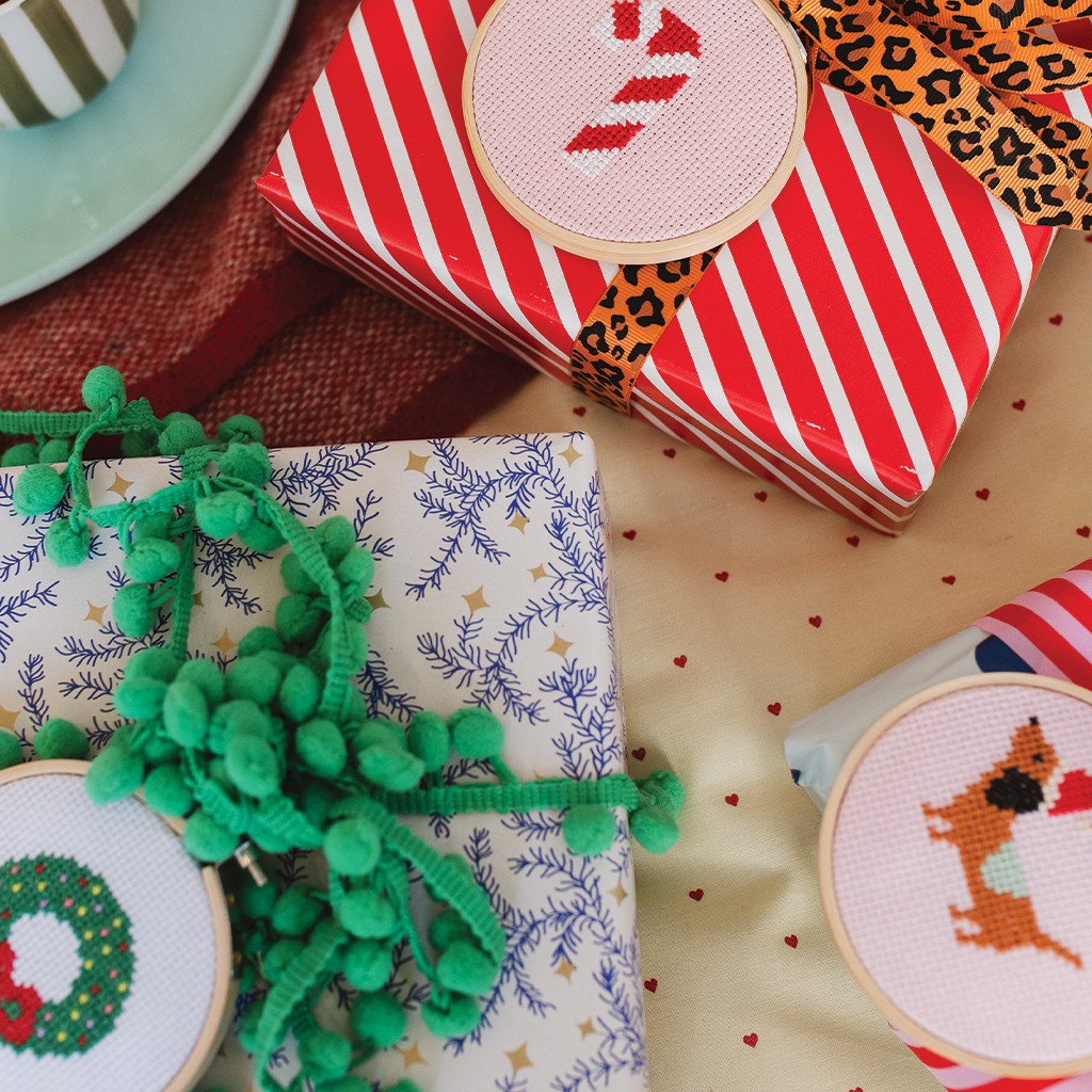 Wreath Mini Cross Stitch PDF Pattern – Instant Download