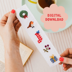 Christmas Bookmark PDF Pattern – Instant Download