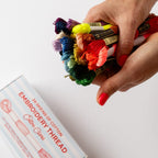 Cotton Clara 24 Skeins of Embroidery Thread - Mixed Colours
