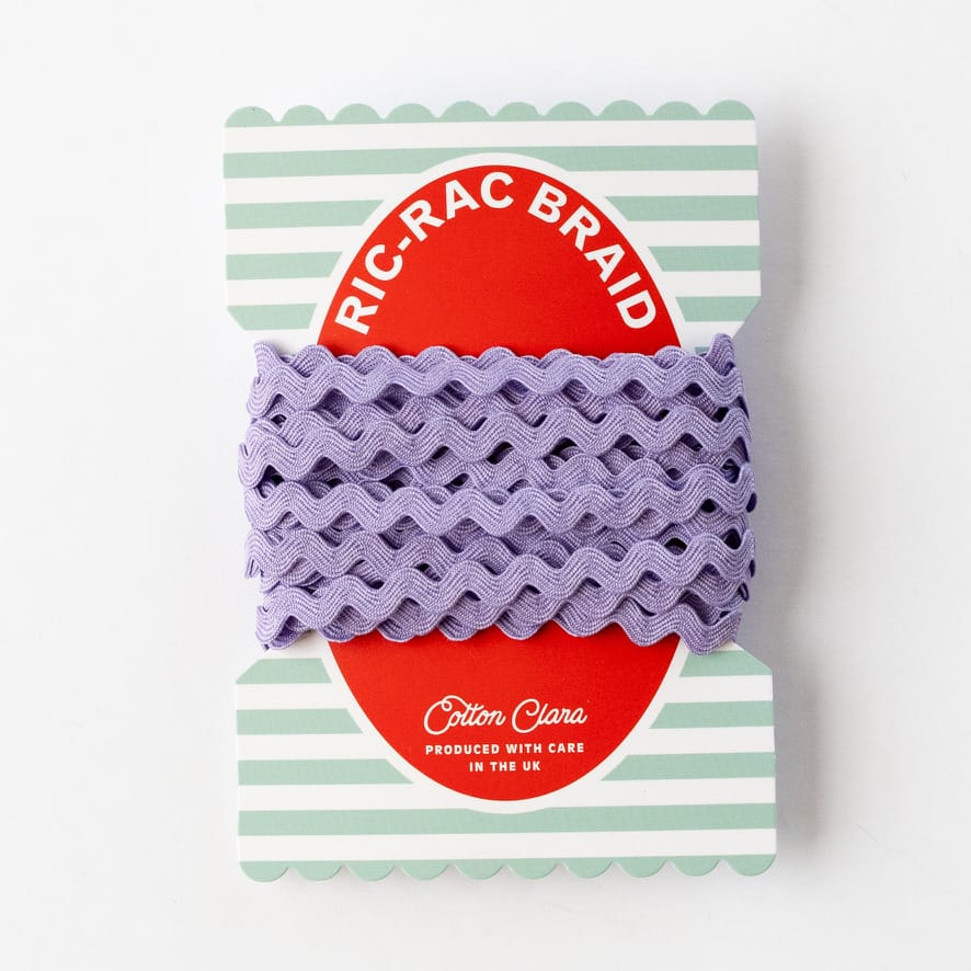 Cotton Clara 4 x Metres of Ric Rac Trimming on Colourful Bobbin