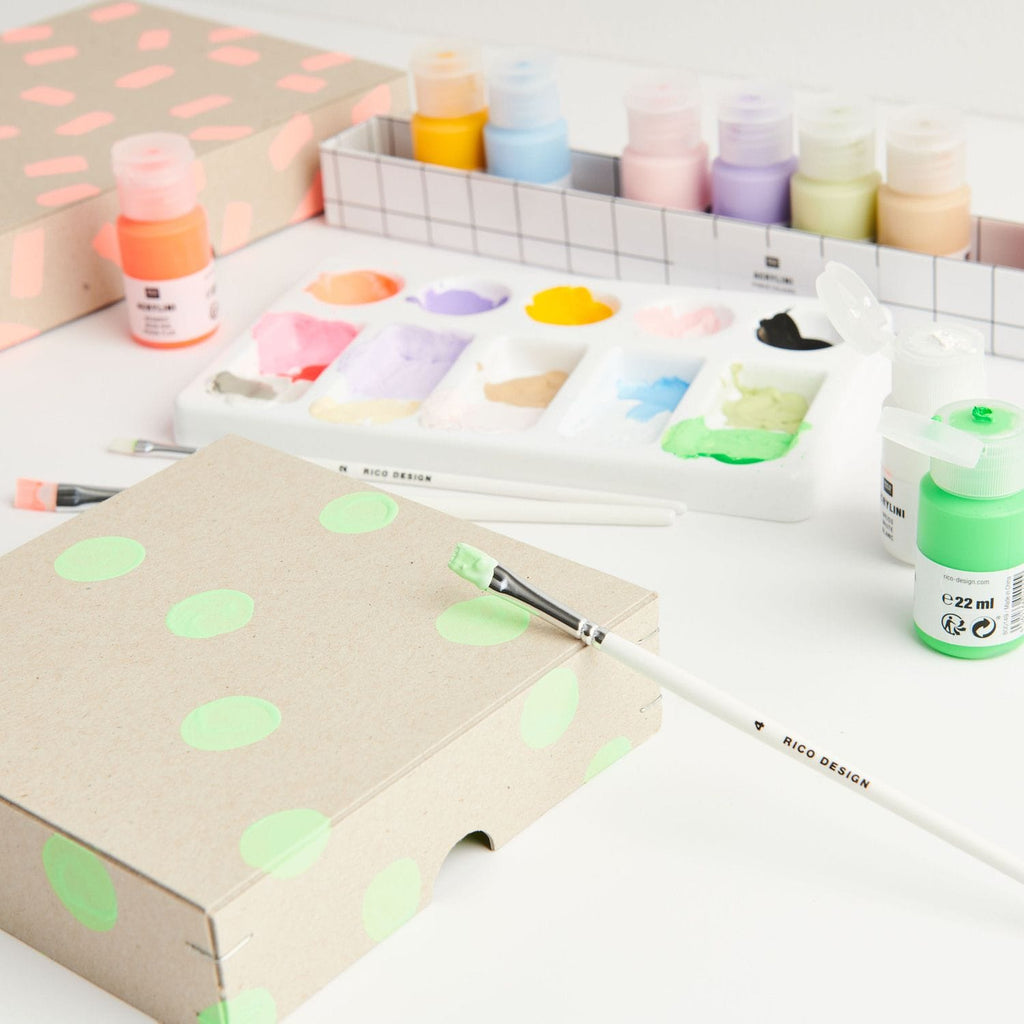 Cotton Clara Acrylic Paint Set Power Colours 12x22ml
