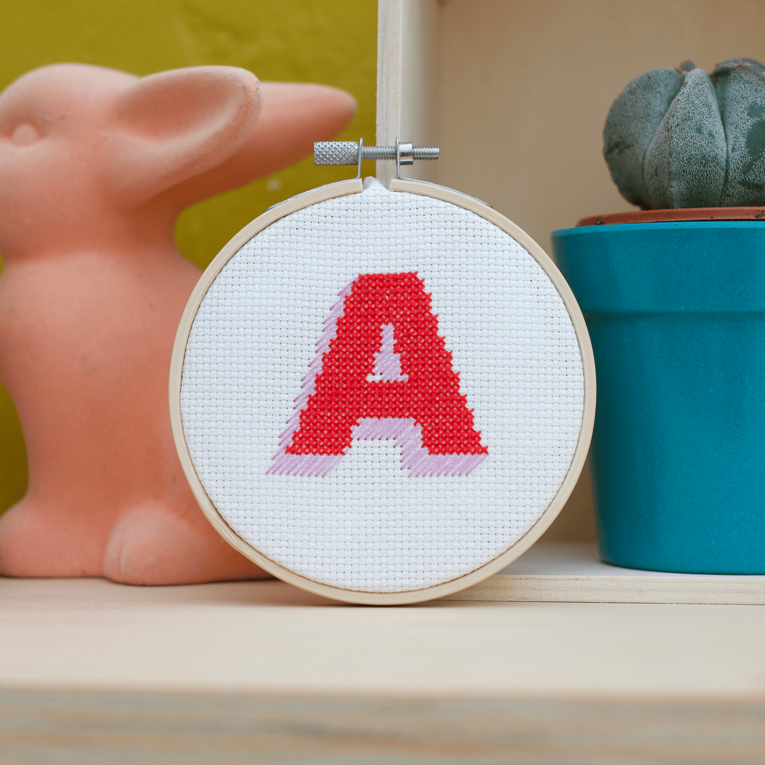 Cotton Clara Alphabet Drop Shadow Cross Stitch PDF Pattern – Instant Download